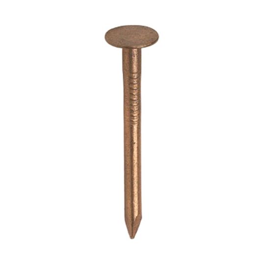 Grip-Rite 2-1/2" Smooth Shank Copper Slating Nails - 5 Lb. Box