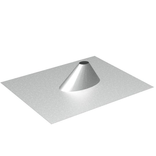TRI-BUILT Galvanized Regular Pipe Flashing — Flashings — TRIAMPF2GVR