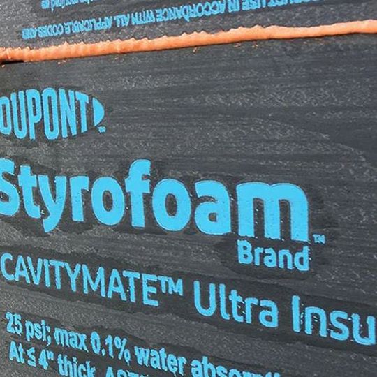 DuPont Styrofoam Brand Cavitymate Ultra XPS Foam Insulation — Commercial Insulation — DDPCMU1751696ST