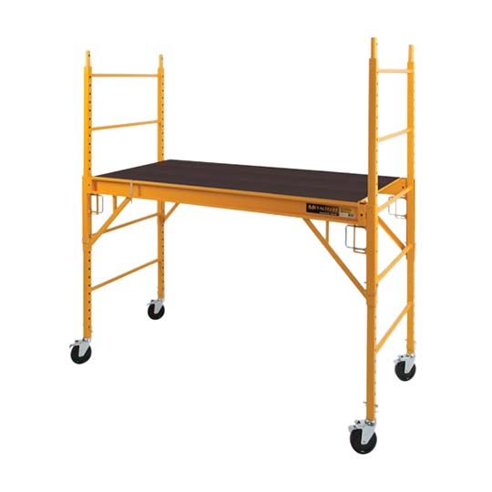 Metaltech 6' Jobsite Series Baker Scaffold with Anti-Slip Deck
