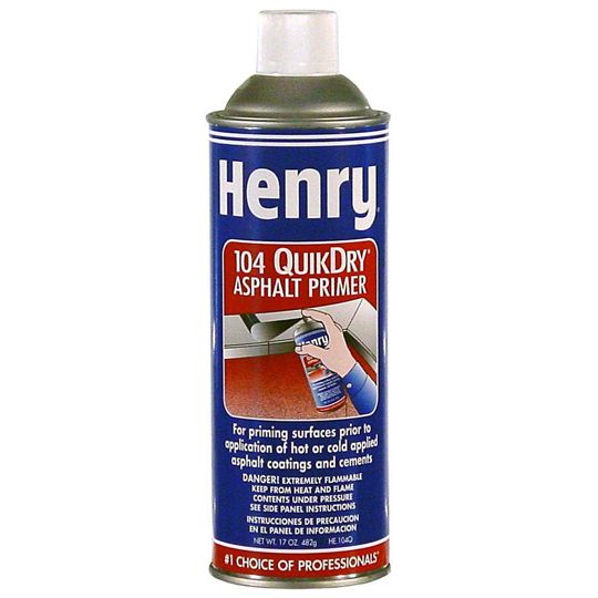 Henry Company 104Q QuikDry Asphalt Spray Primer - 17 Oz. Aerosol Can