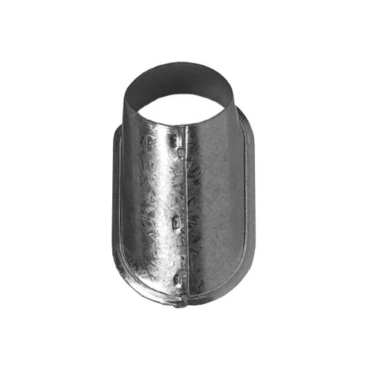 DOT Metal Products 2" Roof Jack Pipe Flashing with Fha Base