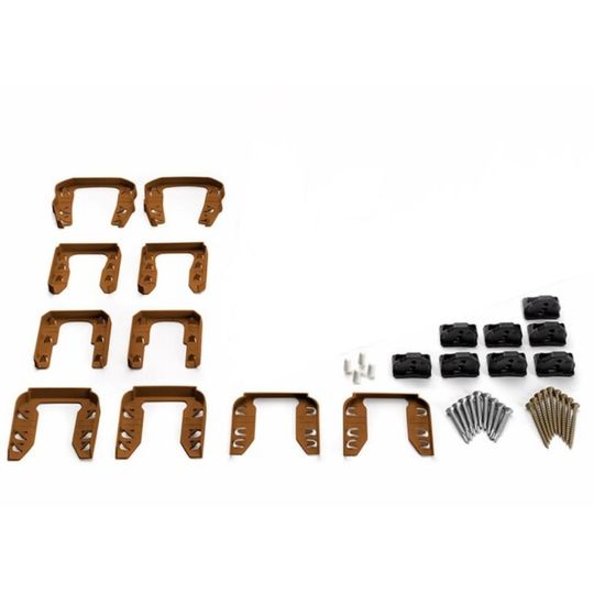 Trex Transcend Mounting Hardware Kit for Horizontal Cut Rails — TRXTMHCRHTH