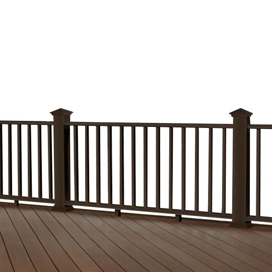 Fiberon 6' Brio Rhythm Composite Level Railing Pack for Square Balusters