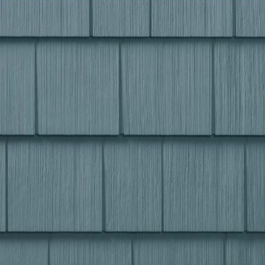 CertainTeed Siding Cedar Impressions Double 7" Straight Edge Perfection 3G Polymer Shingle Siding — CERCID73GPWB