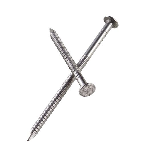Simpson Strong-Tie 2-1/2" Type 316 Stainless Steel 8D Shank/Shingle Nails - 25 Lb. Box