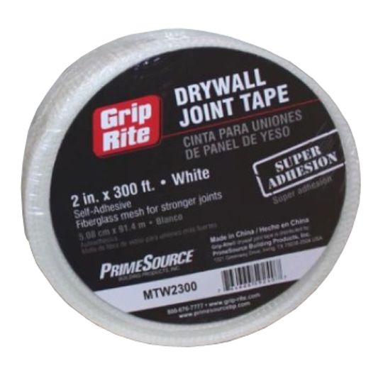 Grip-Rite 2" x 300' Standard Fiberglass Mesh Drywall Joint Tape
