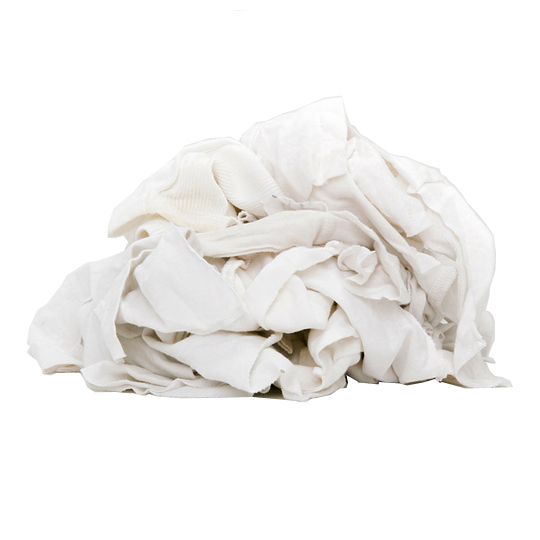 Sandler Brothers #241 White Knit Rags — SANKWR10