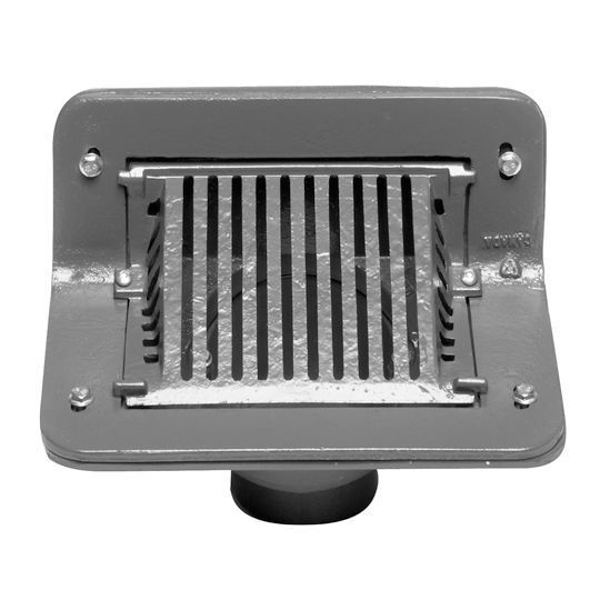 Portals Plus 2" Cast Aluminum Scupper Drain