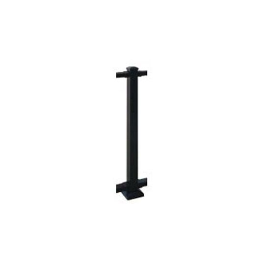 Poly Rail 2" x 37" Westbury Aluminum Mount Post Railing — PRLWBMAP237TX