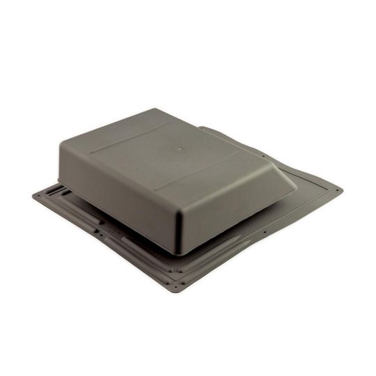 Air Vent Airhawk Plastic Slant Back Static Vent — Ventilation and Drainage — AIRSLP61WW