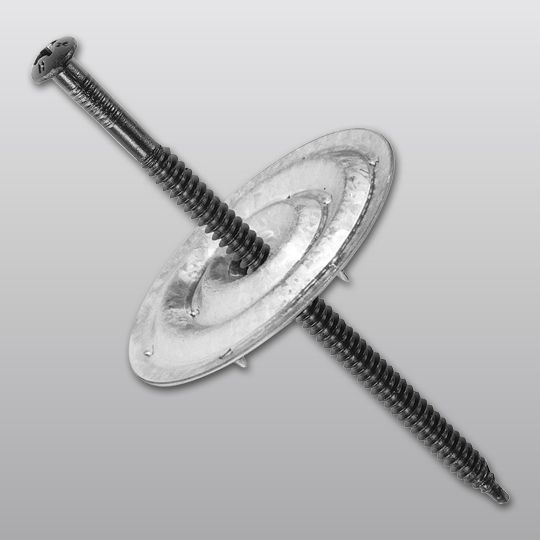 Carlisle SynTec Pre-Assembled Hp-x Fasteners with 2-3/8" Piranha Plate — CARPAHPXF5