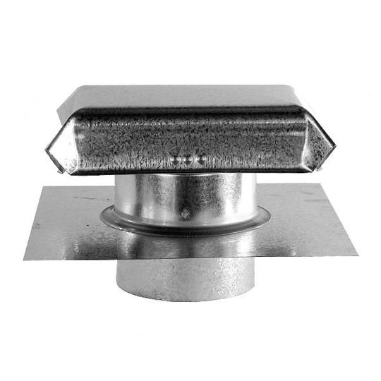 FAMCO 4" Galvanized J-Vent with Extension