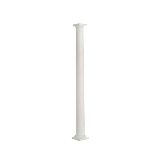 AFCO Industries 14" x 12' Tapered Pro-Cast Plain Round Fiberglass Column