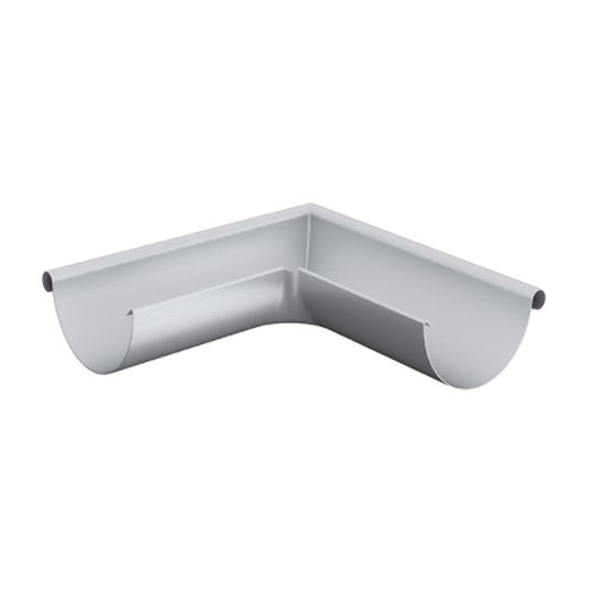 Nordic Steel Gutters 6" 90° Steel Half Round Outside Miter — NODMOUT690045SM