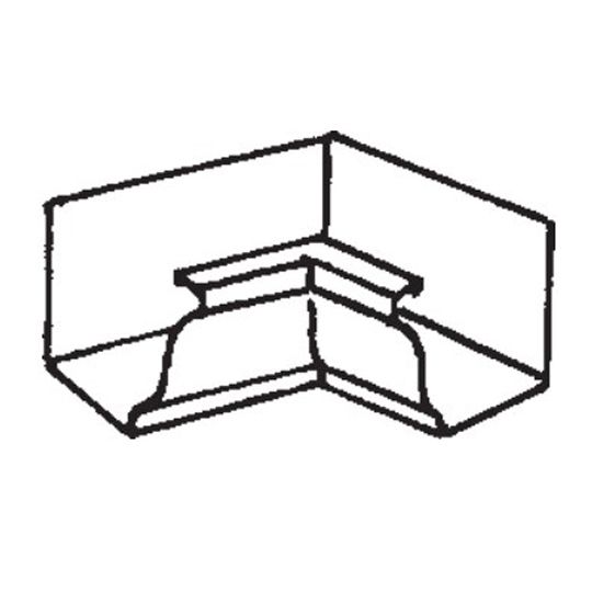 Berger Building Products 5" K-Style Inside Copper 90° Strip Miter