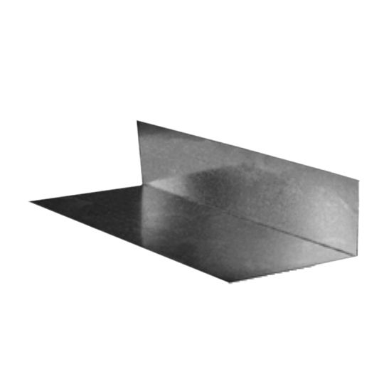 Flamco 4" x 4" x 7" Aluminum Bent Step Flashing — Roofing Accessories — FLCALBS447BRN