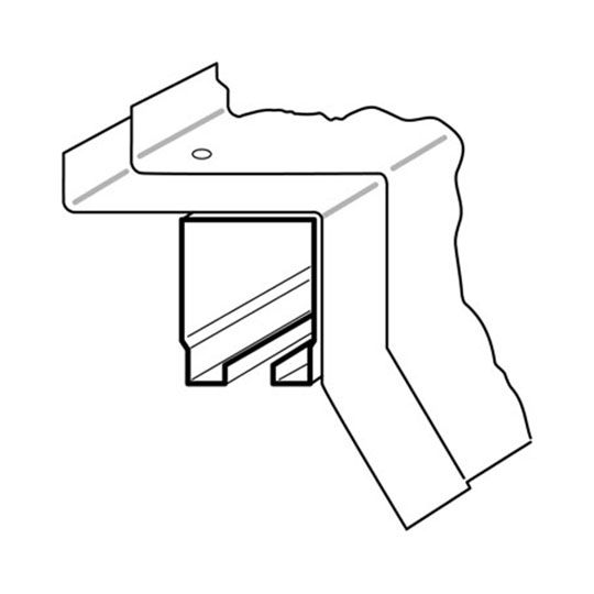 MWI Components BC322 Square Top Mount Weatherproof Track 16 Gauge MP1 — MW310322000827