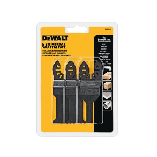 DeWalt 3-Piece Oscillating Blade Set