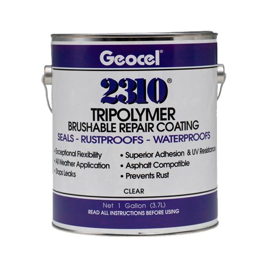 Geocel 2310 Tripolymer Brushable Repair Coating - 1 Gallon Can