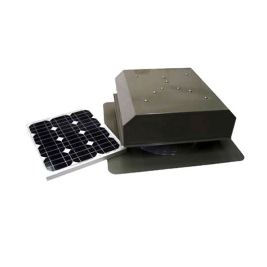 Attic Breeze AB-252A The Zephyr Series 25 Watt Self-Flashing Fan — ABZAB2523AGRY