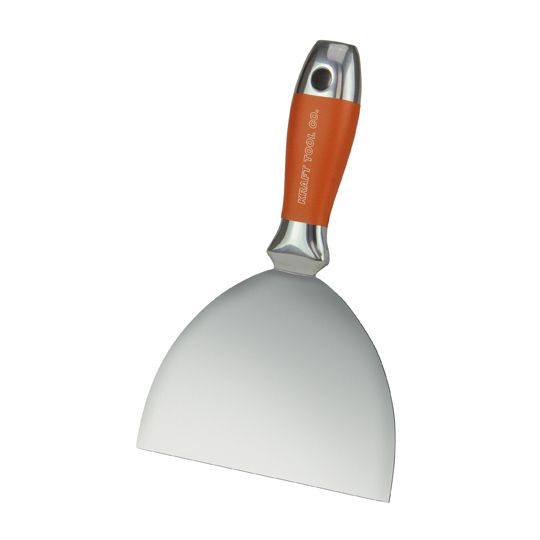 Kraft Tool 6" Elite Series All Stainless Steel Joint Knife with Sure Grip Handle