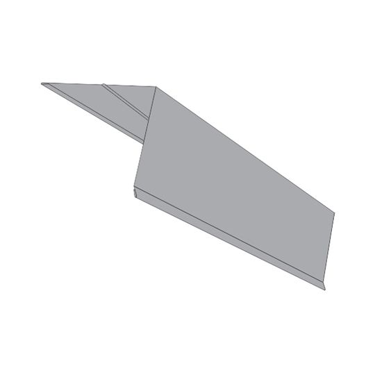 CMG 26 Gauge 2" x 2" Style "A" Roof Edge — Flashings — CMGA2622MB