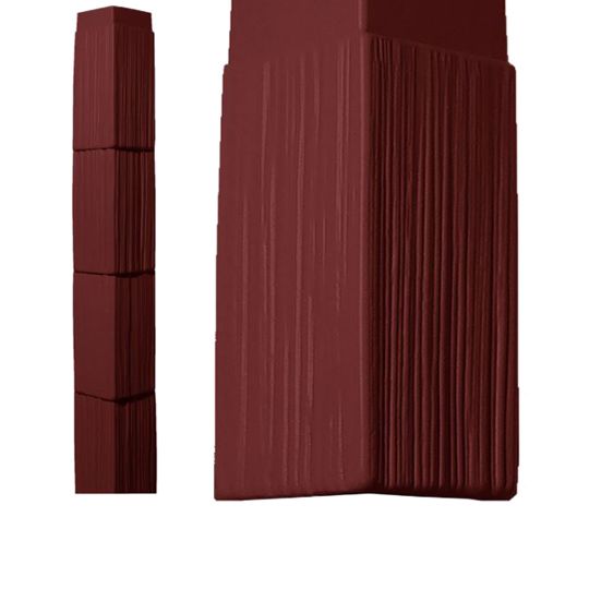 Foundry Specialty Siding 7" Split/Staggered Shake Corner Kit with J-Channels — FOUOSCPJSSS7RU