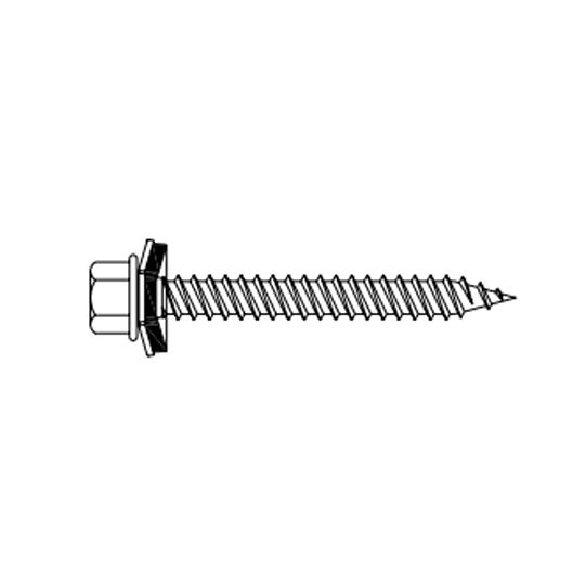 Metal Sales #14 x 1-1/2" Metal Wood Screws - Bag of 250 — MTS8215122