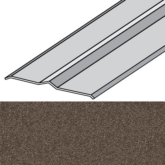 Unified Steel 4-1/2" x 79" Valley Center Cover — BORVCC79GR