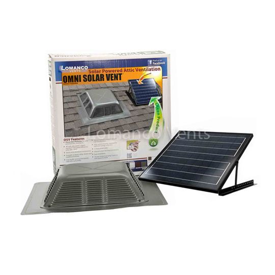 Lomanco Omni Solar Vent — Ventilation and Drainage — LOMOSVWB
