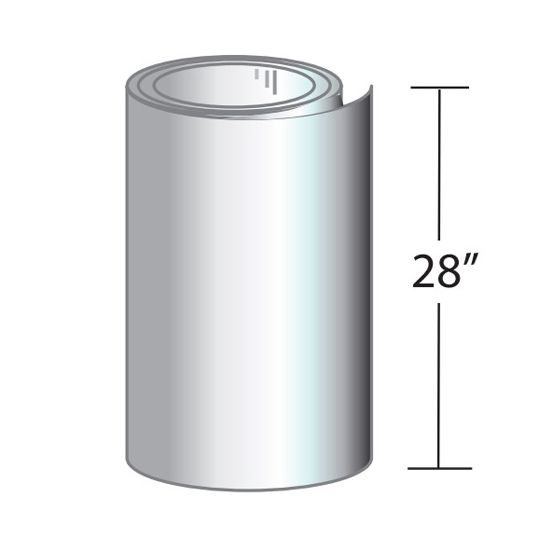 Quality Aluminum Products 28" x 50' Rezibond Roll Flashing