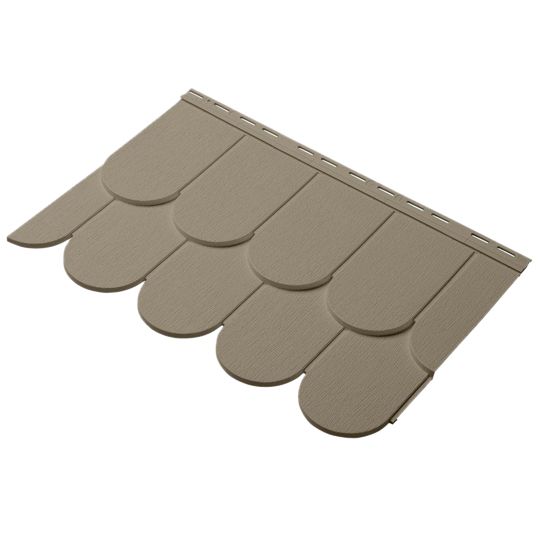 Ply Gem Cedar Dimensions Round Cut Vinyl Siding — CEWDCHR65N4