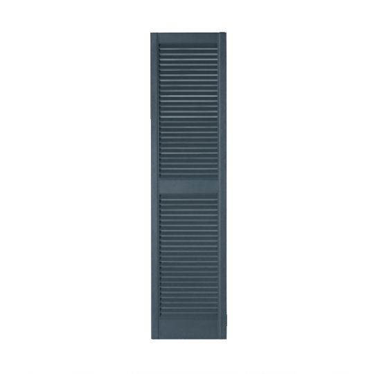 Mastic 15" x 63" Standard Open Louvered Shutters - Regular Style — ACOVINLV156341