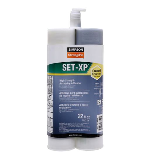Simpson Strong-Tie Set-xp High-Strength Epoxy Adhesive - 22 Oz. Side-by-Side Cartridge