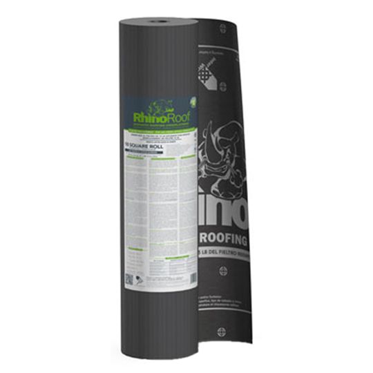 RhinoRoof 42" x 286' U20 Synthetic Roofing Underlayment - 10 Sq. Roll