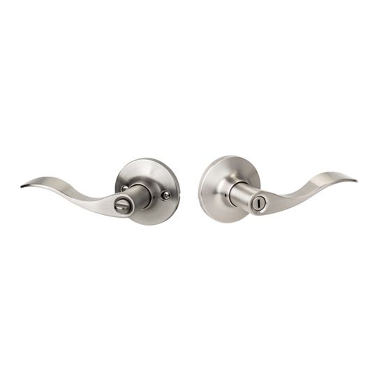 Sure-Loc Hardware Snowbird Privacy Lever, Satin Nickel MP24