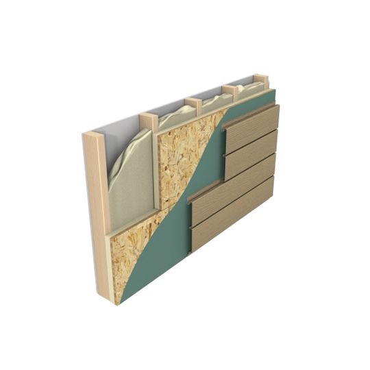 Hunter Panels 1.5" x 4' x 8' Xci Nb Vertical Nailable Polyiso Insulation with Cgf and 7/16" OSB