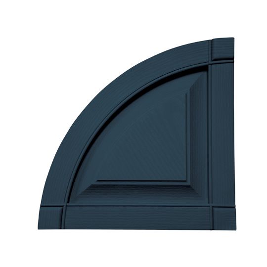 Mid-America Raised Panel Quarter Round Arch Top for Standard Raised Panel Shutters — MABATP14CB