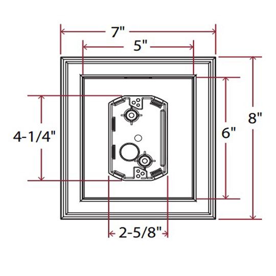 TRI-BUILT UL Listed Electrical Mounting Block — TRI031002115