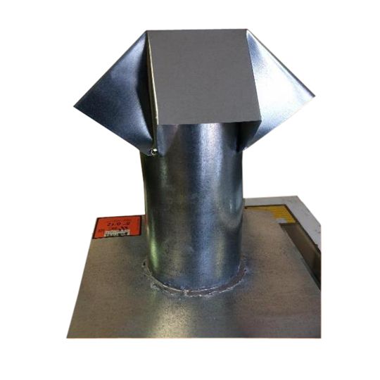 Diamond Metal Products 10" Galvanized Roof Jack Strt 5/12