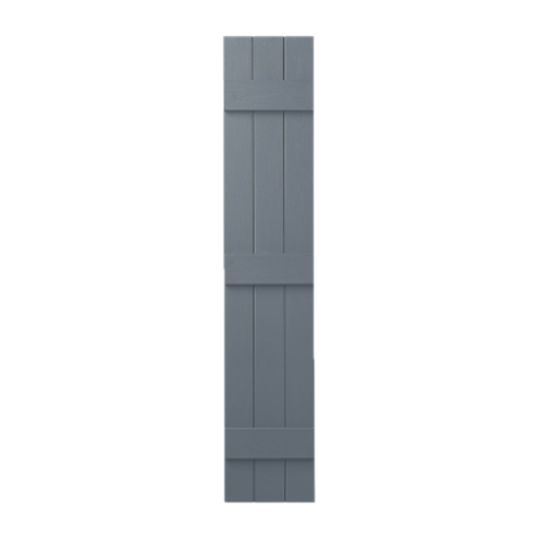 Mastic 11" x 67" Board & Batten Standard 3-Board Shutters - Closed Style — ACOVIN3C116741