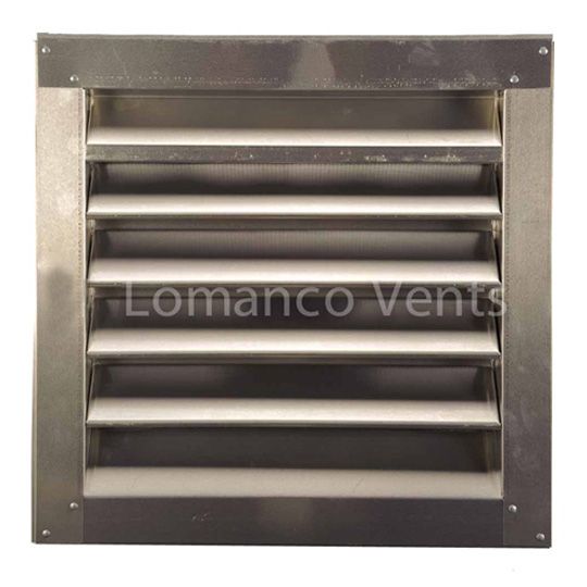 Lomanco 12" x 12" 100-Series Square Flush Mount Gable Louver — LOM1001212M
