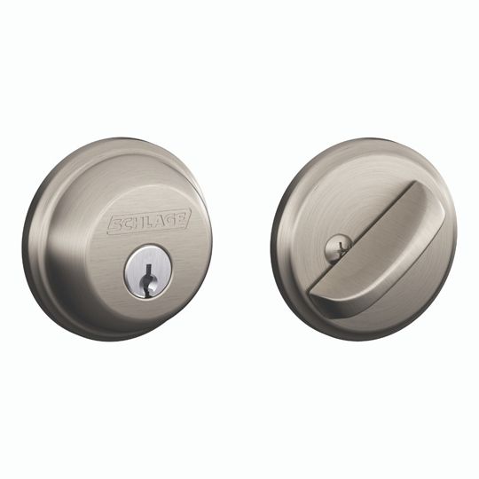 Schlage B360 Single Cylinder Deadbolt — SCHSCDBSN