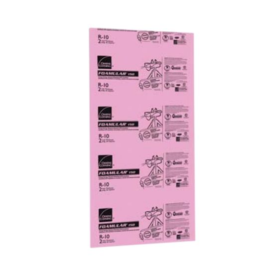 Owens Corning 3" x 4' x 8' Foamular 150 Square Edge (Se) Extruded Polystyrene (XPS) Rigid Foam Insulation
