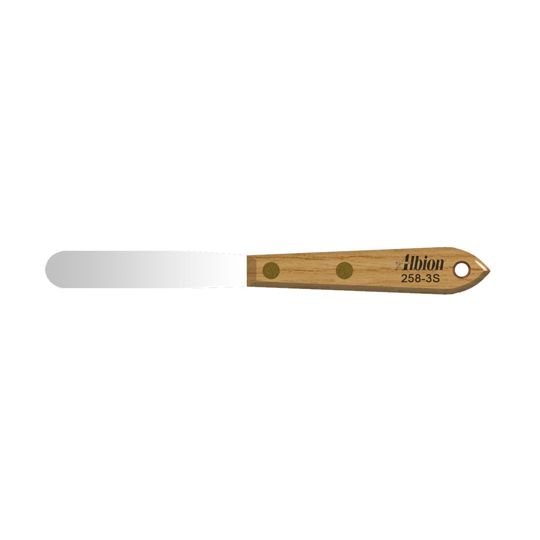 Albion Dispensing Solutions 5/8" Wide Classic Series Spatula with 3" Wide Blade