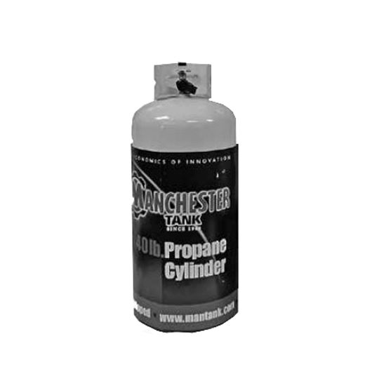 Cleasby Equipment 25 Gallon Propane Tank with Valve