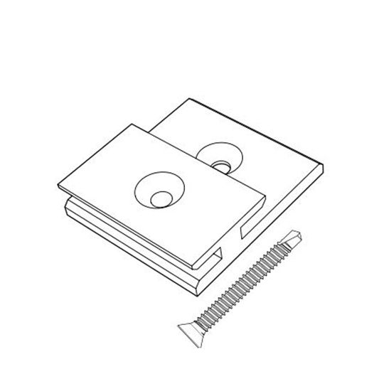 General Woodcraft Trespa Siding Universal Clips and matching Sfs Clip Screws - Pack of 200