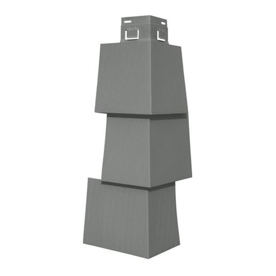 CertainTeed Siding Triple 5" Straight Edge Sawmill Offset Mitered Cornerpost — CERMCT5SMCG