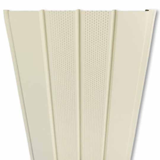 Mastic Envoy Quad 4" Center Lanced U-Groove Aluminum Soffit — ACOLCAS16419A36